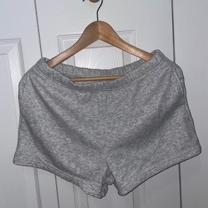 Fabletics gray sweat shorts